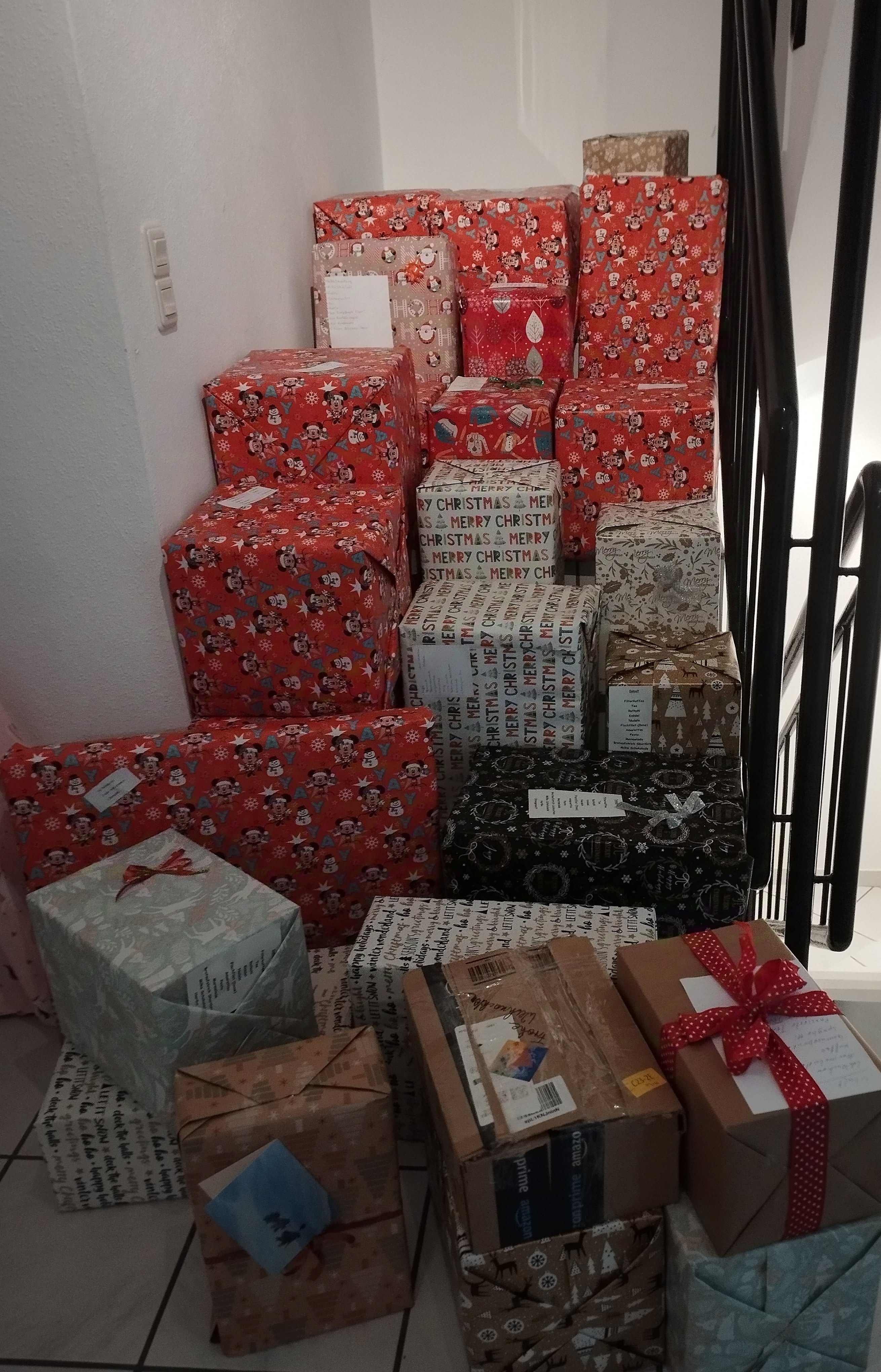 Wahre Flut von Weihnachtspäckchen